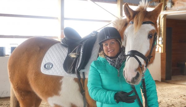 with horse